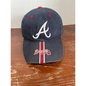 Vintage Atlanta Braves Baseball Cap By Twins Enterprise Adjustable Hat X3